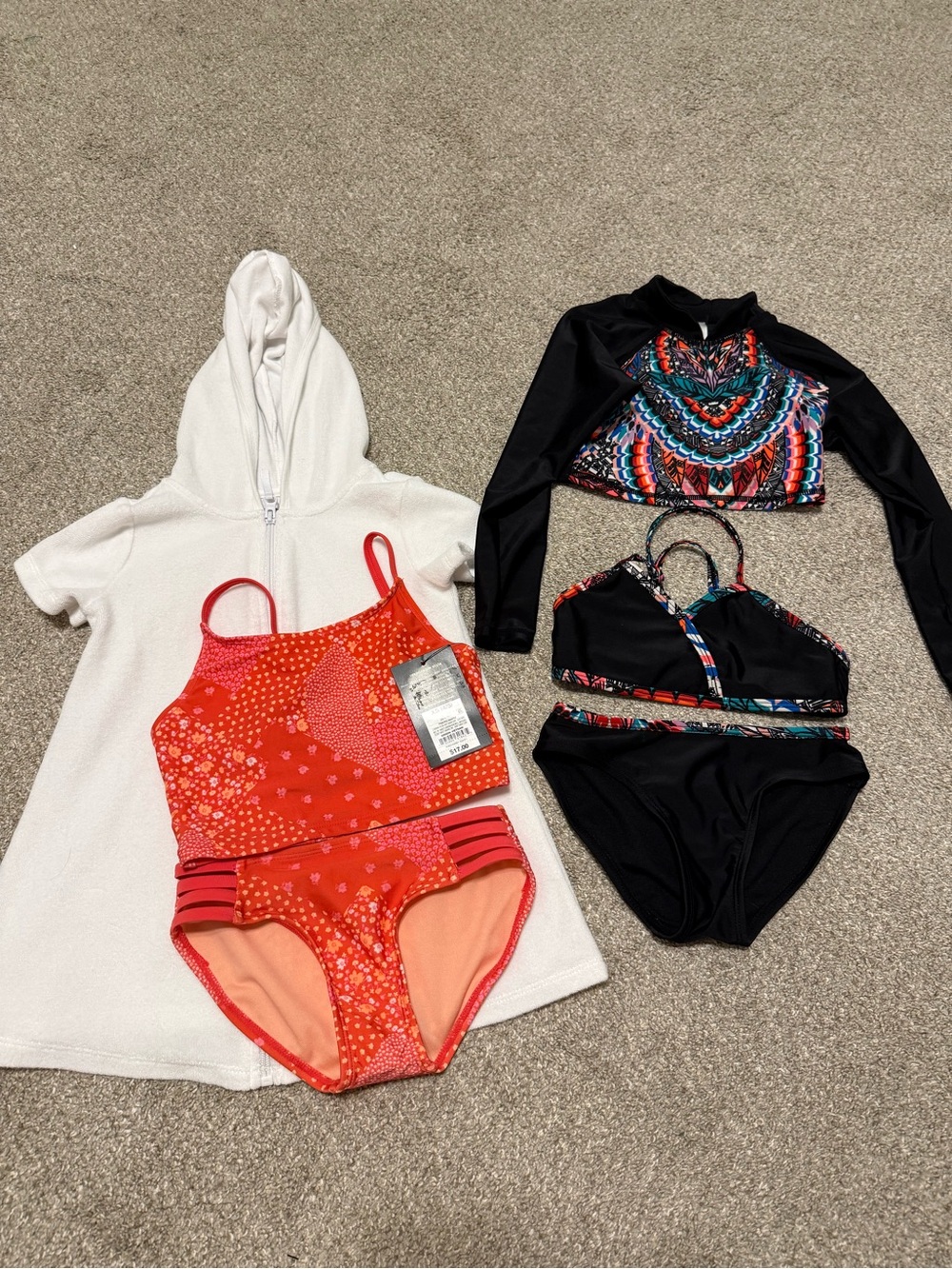 Girls' size 4/5 swim bundle